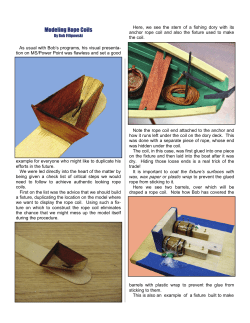 Modeling Rope Coils - Midwest Model Shipwrights