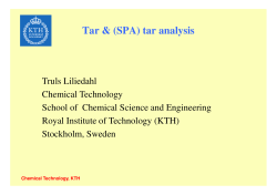 Tar Analysis
