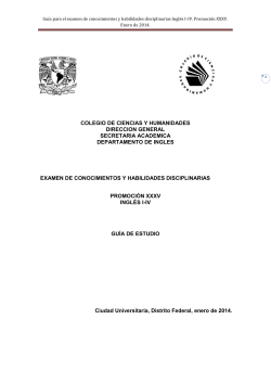 colegio de ciencias y humanidades direccion general