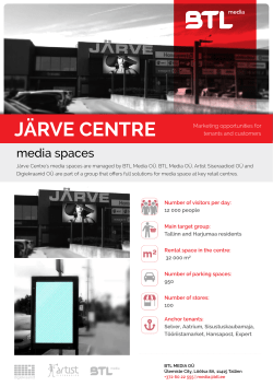 j&auml;rve centre