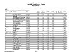 Academic Search Main Edition