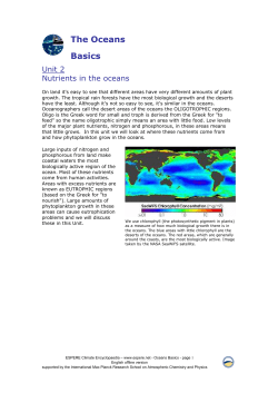 Phytoplankton Nutrients