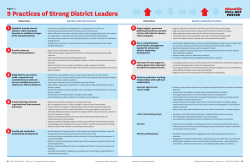 9 Practices of Strong District Leaders