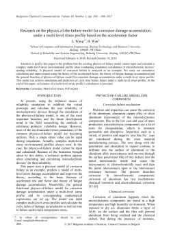 L. Wang, B. Wan - Bulgarian Chemical Communications