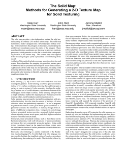 The Solid Map - Computer Graphics Illinois