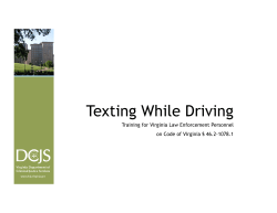 Texting While Driving - SmartSafeandSober.org