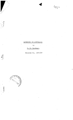 Laterite in Australia (BMR Record 1957/67)