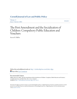 Compulsory Public Education and Vouchers