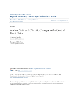 Ancient Soils and Climatic Changes in the Central Great Plains
