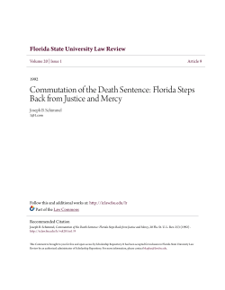 Commutation of the Death Sentence