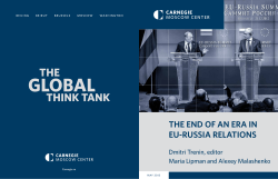 The end of an era in eU-rUssia relaTions