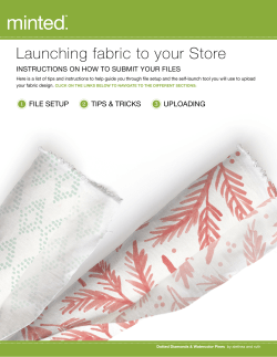 Fabric Self-launch Guide - Minted Design Community Help Desk