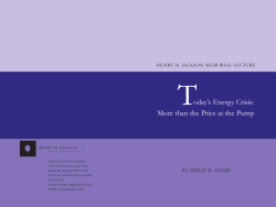 oday`s Energy Crisis: More than the Price at the Pump