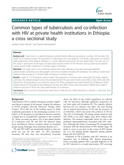 Common types of tuberculosis and co