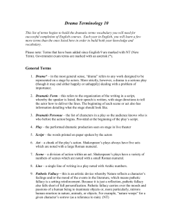 Drama 10 Terms