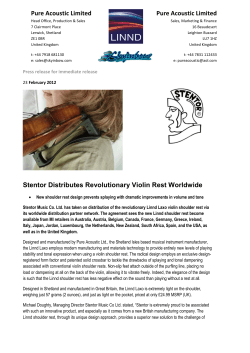 Pure Acoustic Limited Pure Acoustic Limited Stentor