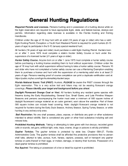 Required Permits and Licenses.