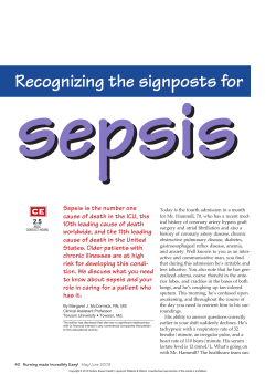 sepsis - LWW.com