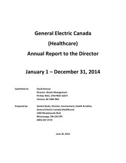 2014 GE Healthcare Annual Report