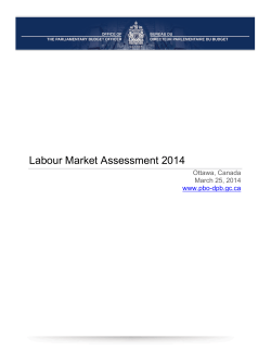 Labour Market Assessment 2014