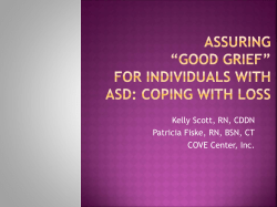 Assuring Good Grief for Individuals with ASD