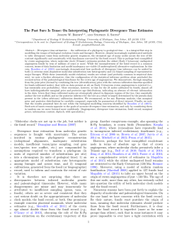 The Past Sure Is Tense: On Interpreting Phylogenetic