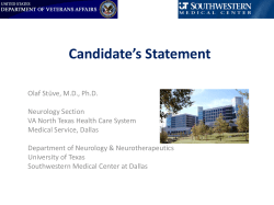 Candidate`s Statement