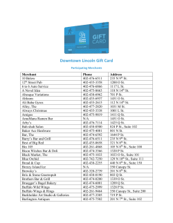 Downtown Lincoln Gift Card - Downtown Lincoln Association
