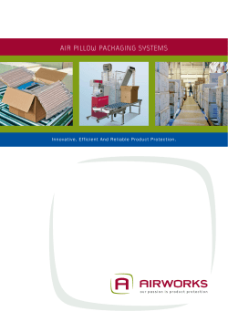 Air Pillow PAckAging SyStemS
