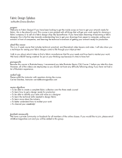 Fabric Design Syllabus