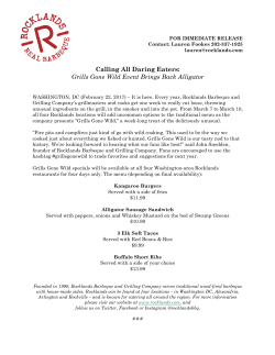 Grills Gone Wild Event Brings Back Alligator