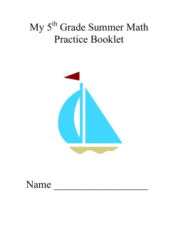 5th Grade - Westerville City Schools