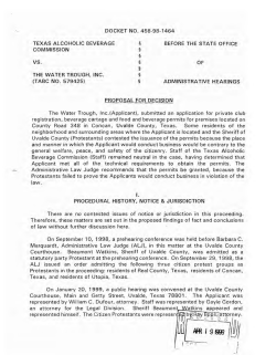 Proposal For Decision