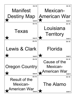 Destiny Map American War