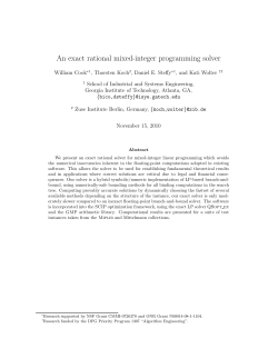 An exact rational mixed-integer programming solver