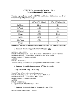 EDC230 Environmental Chemistry 2005