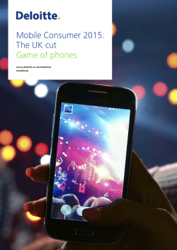 Mobile Consumer 2015: The UK cut Game of phones