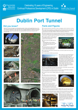 Port Tunnel - Dublin City Council
