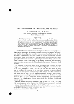 DELAYED PROTONS FOLLOWING T z