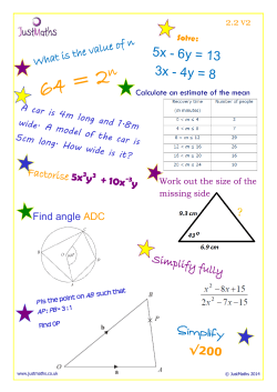 5x - 6y = 13 3x - 4y = 8