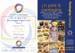 Packaging Product Brochure