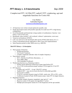 FFT library v 2 - Embedded Signals