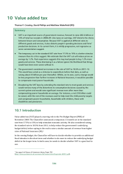 10 Value added tax - Institute for Fiscal Studies