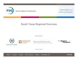 South Texas Regional Overview