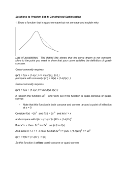 Solutions to Problem Set 4: Constrained