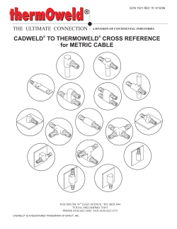 thermOweld - Burndy Apps