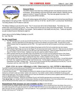 Compass Rose April Newsletter Message from President