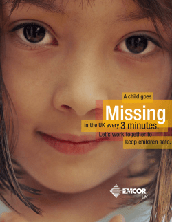 Let`s work together to keep children safe.