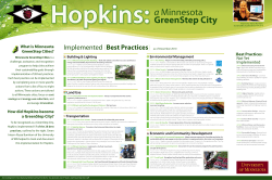 Hopkins: A GreenStep City