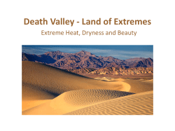 Death Valley - Land of Extremes